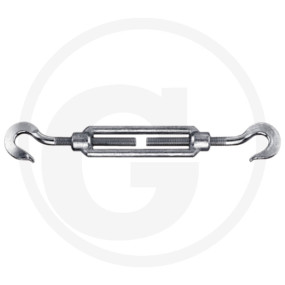 Spannschloss Haken-Haken 20Mm Verzinkt Granit 46040 639